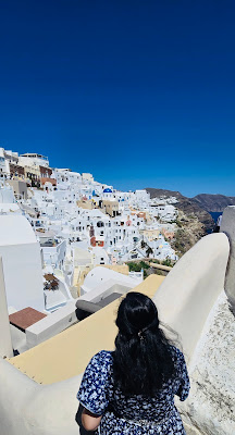Overlooking Oia, Santorini